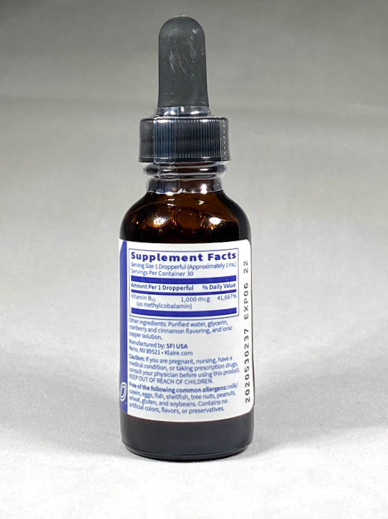 B12 Methylcobalamin 1000 mcg 1 fl oz image 1