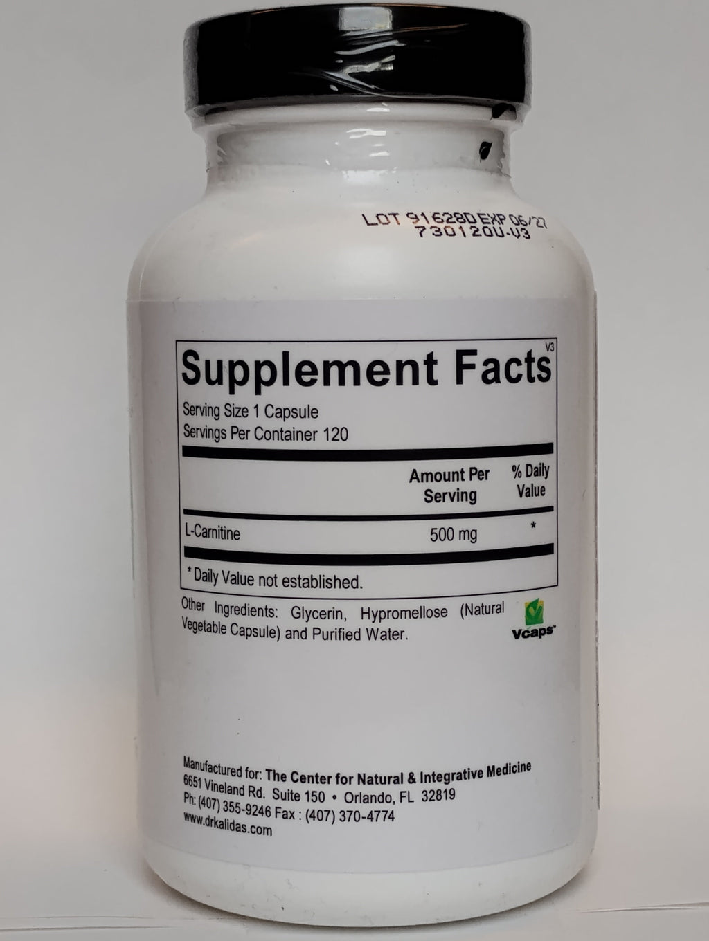 L-Carnitine  120 capsules