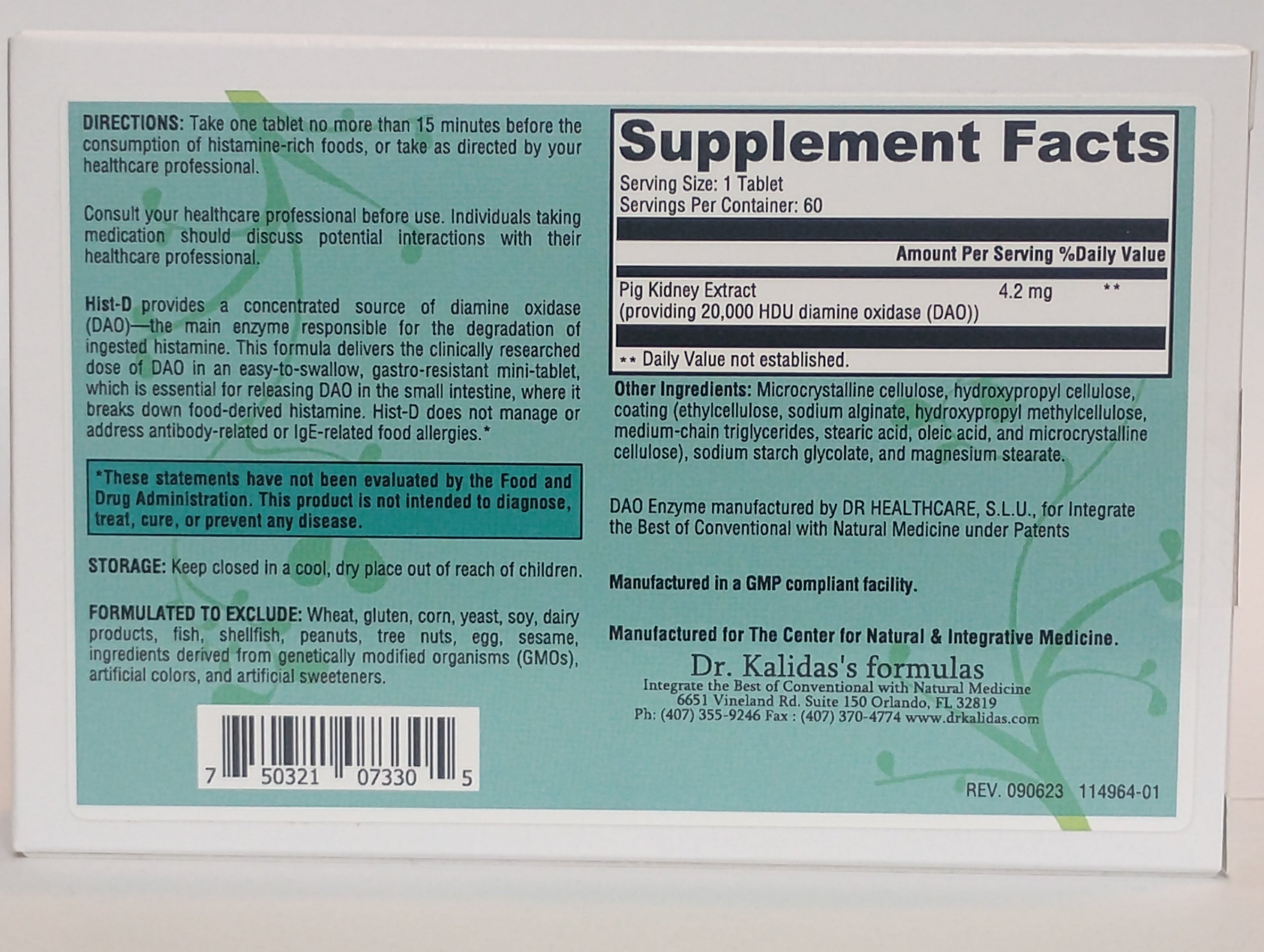 Hist-D - 60 tablets