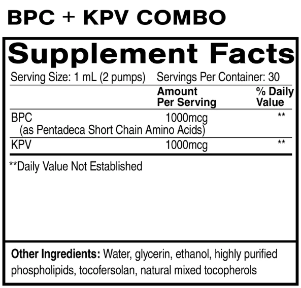 Liposomal BPC + KPV
