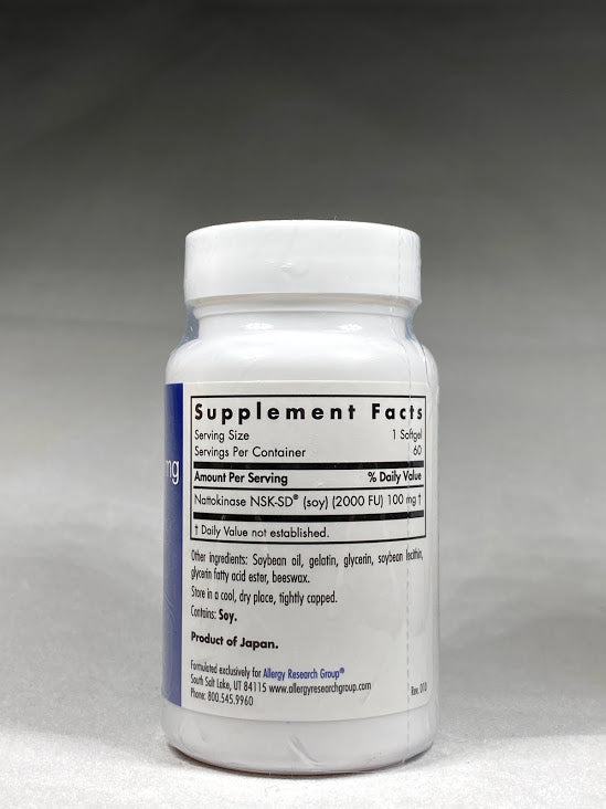 Nattokinase 100 mg 60sg image 1