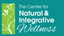 Logo of The Center for Natural & Integrative Wellness on a teal background